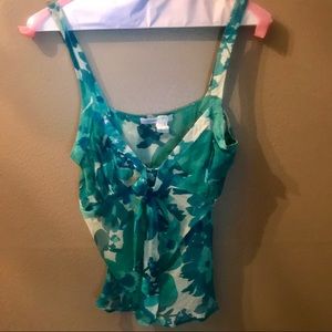 VICTOR VICTORIA Silk chiffon top